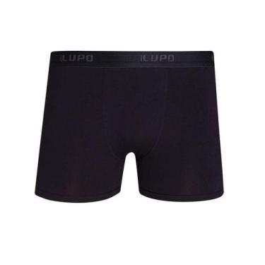 Imagem de Cueca Boxer Cotton Lupo 00615-002, Preto, M
