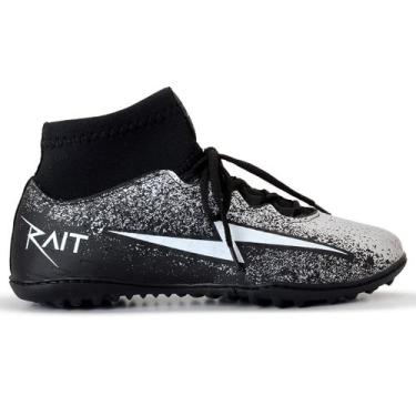 Imagem de Chuteira Cano Alto Society Campo Sintético Unissex Rait - Vowels, Pret