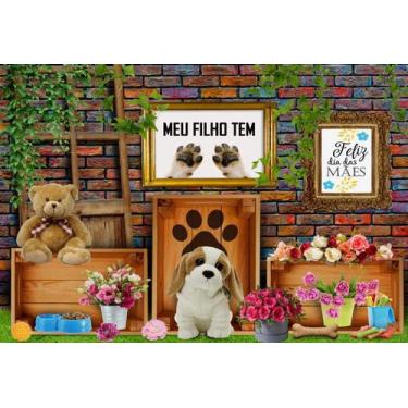 Imagem de Fundo Fotográfico Pets Cenário Tecido 1,20 x 1,70m - Fadrix
