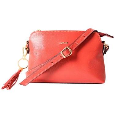 Imagem de Bolsa Transversal Couro Artlux 9045, Coral