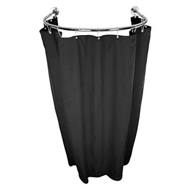Imagem de Cortina Provador Arco Blackout Preto Corta Luz 100%