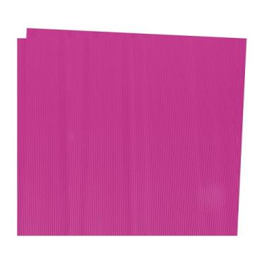 Imagem de Rebower Folhas de papelão ondulado, inserções de papelão ondulado [para projetos de artesanato e bricolage] - 50 x 68 cm/roxo fluorescente/2 peças