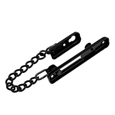 Imagem de Fechadura de Corrente de Porta, Fechadura de Corrente de Porta, Fechadura de Corrente de Aço Inoxidável para Porta de Madeira ou Metal (Aço Inox 201 19,5x9,8x7,6cm)