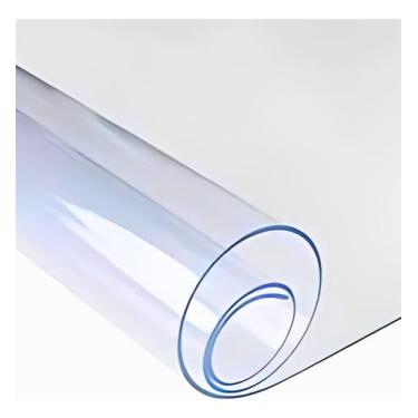 Imagem de Plástico Transparente Cristal Pvc 2mm 50cm X 1,40m Rolo Lona - Neolar