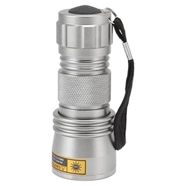 Imagem de Lanterna UV de 21 LED, Detector de Luz Negra Ultravioleta, Mini Tocha UV à Prova D'água de Liga de Alumínio Com Comprimento de Onda de 395 Nm para Escorpiões, Musgo de Gato,