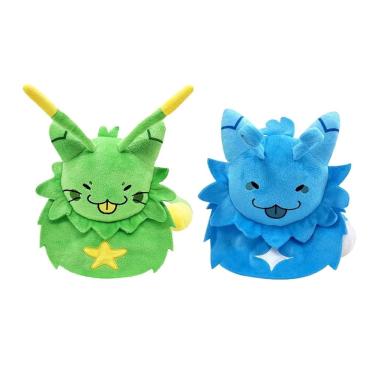 Imagem de Brinquedo de pelúcia Generic Gnarpy Regretavator Green Alien Cat 22cm