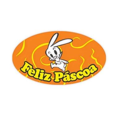 Imagem de Etiqueta Adesiva - Páscoa Laranja - 3cm - 100 unidades - Rizzo