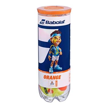 Imagem de Bola Kid Orange X3 (Beach Tennis) Babolat Unissex Amarela e Laranja Único