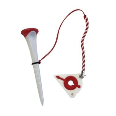 Imagem de Colaxi Equipamento de camiseta de golfe Melhorar a precisão Tees de golfe Titular de bola de golfe Altura ajustável para a prática ao ar livre de driving