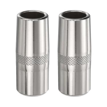 Imagem de HARFINGTON 2 peças de bocal de pistola de solda Mig 1,5 cm orifício KP2742-1-62F bocal de pistola de solda de cobre níquel acessório de pistola de soldagem para pistola 250L PRO Curve 200 MIG 200A