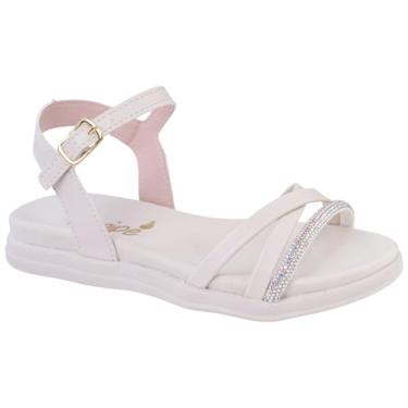 Imagem de Sandalia Papete Birken Feminina Infantil Sandalia Infantil Preto, Nude e Marfim (Marfim, BR, Criança de 4 a 8 anos, Numérico, 21)