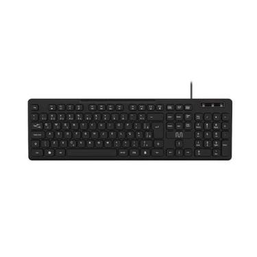 Imagem de Teclado Com Fio Conexao Usb Design Chocolate Cabo De 180Cm - Multilase