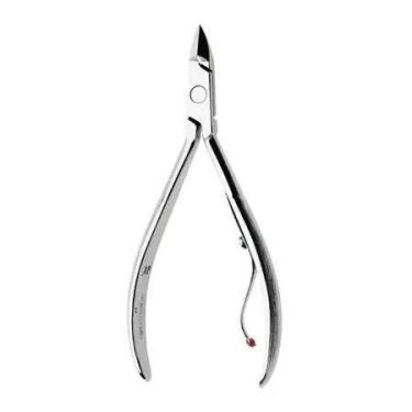 Imagem de Alicate De Unha Cuticula Aço Inox Profissional - oem, Prata Brilhante