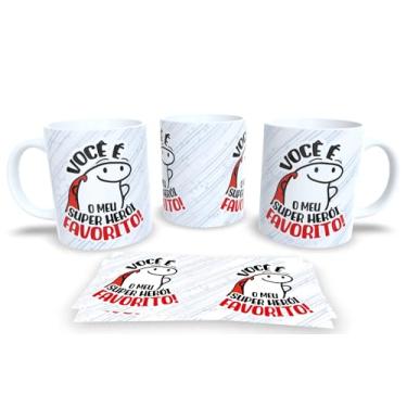 Imagem de Caneca Pai Te Amo – Com Frases Divertidas | Presente Criativo Dia dos Pais P30 (Você é o meu super heroi favorito)
