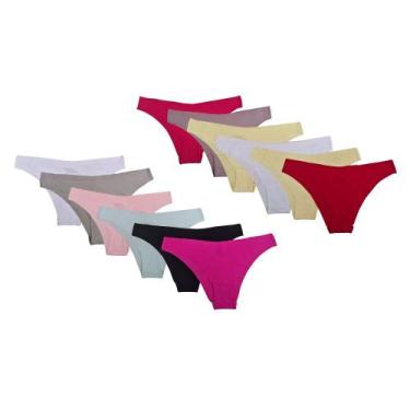 Imagem de Kit com 12 Calcinhas Trifil Corte a Laser Sortidas, Tflst7, Sortido, P