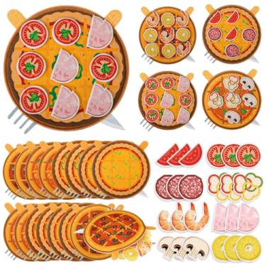 Imagem de Halloscume 16 Set Pizza Tic Tac Toe Game 5.91 x 5.91" Pizza Party Favors Turtle Party Games Birthday Supplies Goodie Bags Decoration Gift for Kids Boys Girls
