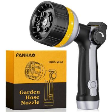 Imagem de Bocal de mangueira de jardim FANHAO Heavy Duty Metal 10 padrões de pul
