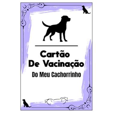 Imagem de Caderneta Cartão de Vacinação para Cachorro Personalizado, Modelo Compacto, Controle de Banho e Cuidados, Multicolorido (Roxo)