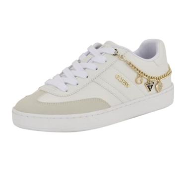 Imagem de GUESS Tênis feminino Naoko, Branco 140, 37