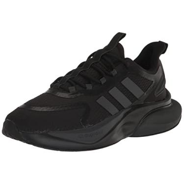 Imagem de adidas Tênis de corrida masculino Alphabounce+, Preto/carbono/carbono, 12.5