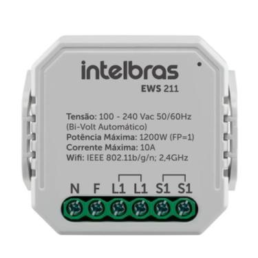 Imagem de Controlador Inteligente EWS 211 Interruptor WI-FI Intelbras, Controlad