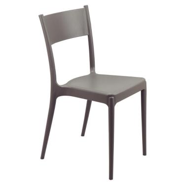 Imagem de Cadeira Diana Em Polipropileno E Fibra De Vidro Cinza Tramontina