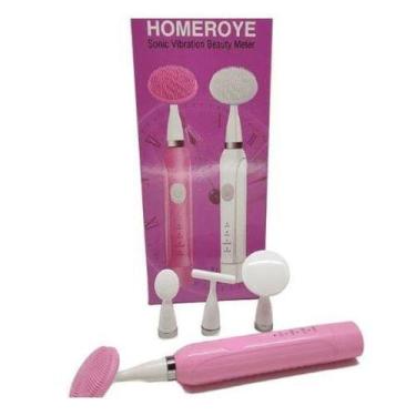 Imagem de Escova Massagem E Limpeza Facial 4 em 1 Ultrassînico Homeroye - Connec
