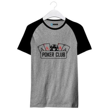 Imagem de Camisa, Camiseta Jogo De Cartas Pôquer Baralho - Poker Clube - LOJA BO