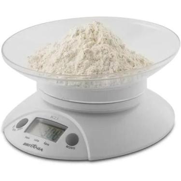 Imagem de Balança de Alimentos Cozinha Britânia Digital Com Prato Compacto Até 5