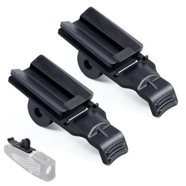 Imagem de Dreyoo Pacote com 2 adaptadores de montagem de luz de bicicleta compatíveis com NiteRider Lumina e Lumina Micro e Mako, adaptador de montagem de capacete para farol de bicicleta
