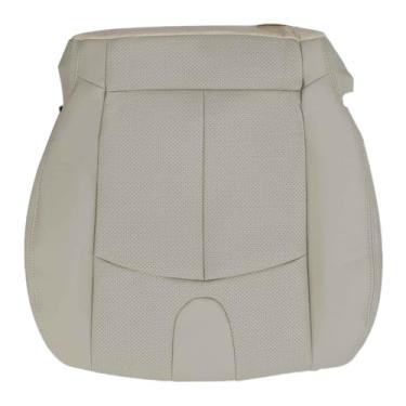 Imagem de GXARTS Tampa de assento de couro perfurado de substituição do lado do motorista bronze compatível com Infiniti G37 2008 2009 2010 2011 2012 2013