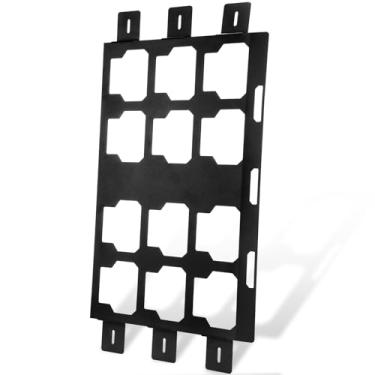 Imagem de MorningRo Placa de montagem compatível com Milwaukee/Packout Toolbox Caixa de ferramentas de armazenamento de base de montagem de aço de alumínio na parede ou no chão (placa completa)