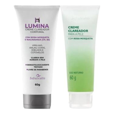 Imagem de Creme Clareador Corporal Axila e Virilha Lumina + Creme Clareador de P