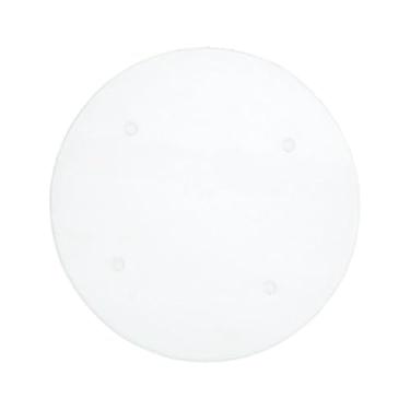 Imagem de IEUDNS Tábua de corte resistente ao calor, essencial para cozinha, redonda, antiderrapante, bandeja para servir pizza, frutas, carne, pão