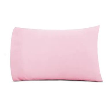 Imagem de Kit 4 Fronhas Hotelaria Pousada Percal 180 fios Tecido misto 60/40 Com