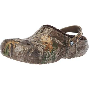 Imagem de CROCS Clssc Lined Realtree Edge Clog - Chocolate/Chocolate - M7W9, 205377-280-M7W9, Unisex Adult, Chocolate/Chocolate, M7W9