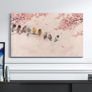 Imagem de Capa de TV Interior TV Pano Universal 81.3-165.1 cm Monitor À Prova de Poeira Protetor de Tela de TV Macio Protetor de Tela para LED LCD Tela Plana Sala de Estar Quarto Decoração-Impressão-4||40-43