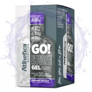 Imagem de GO! ENERGY NOW GEL (10 sachês de 30g) Guaraná com Açaí, Multicolorido ATLHETICA NUTRITION