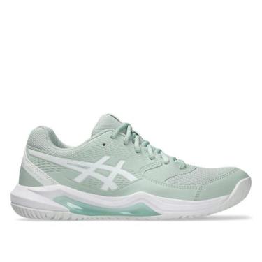 Imagem de Tênis Asics Gel Dedicate 8 Feminino, Verde, Branco, 36