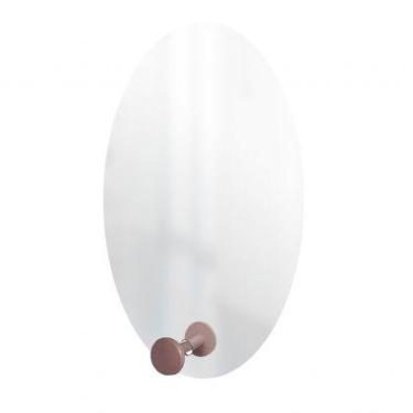 Imagem de Espelho Funcional Hook Rosa 60 X 40 Cm Oval - e2g Design