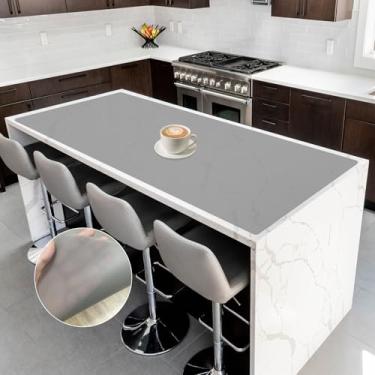 Imagem de Tapetes de silicone para balcão de cozinha, 120 cm x 60 cm, grande, resistente ao calor, ilha de cozinha, impermeável, 2 mm de espessura, tapete protetor de bancada, antiderrapante, extra grande