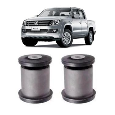Imagem de Kit 2 Bucha Feixe De Molas Dianteira Vw Amarok 2010/... - Solupe Parts