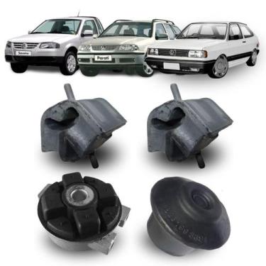 Imagem de Kit Coxim Motor Gol Saveiro Parati Voyage G1 G2 G3 G4 Ap Cht - Solupe 