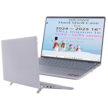 Imagem de mCover Capa compatível apenas com laptop Dell Inspiron 16 5640 série 5645 de 16 polegadas 2024 ~ 2025 (NÃO serve para nenhum outro modelo Dell) - transparente