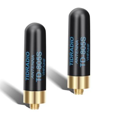 Imagem de TIDRADIO Antena curta de rádio amador TD-805S 5 cm melhorada vs. banda dupla de longo alcance VHF/UHF 144/430Mhz para UV-5R mini 5RM BF-F8HP Pro TD-H8, TD-H3 Plus, 5RH Pro, DM32, BAOFENG Acessórios
