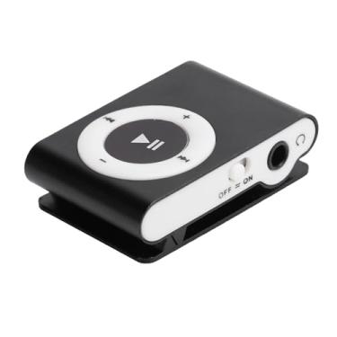 Imagem de Mini MP3 Player, Portable Digital Music Media Player, Mini MP3 with Back Clip, Player Com Fone de Ouvido e Cabo USB, até 5H Play Time, Support Memory Card (Preto)