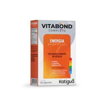 Imagem de Katiguá, Polivitamínico Vitabond Energia, Completo, Com cafeína, L-Arginina e Vitamina B6, Super Concentrado, 60 Cápsulas rígidas • 60 doses