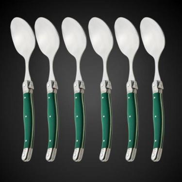 Imagem de Jogo 6 Colheres Inox Laguiole Luxo Design Clássico Francês - La Tour, 