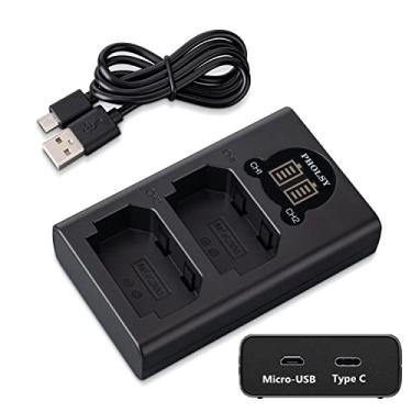 Imagem de Carregador de bateria NP-FZ100, carregador de bateria para câmera PHOLSY NP-FZ100 carregador duplo USB BC-QZ1 para bateria NP-FZ100 compatível com câmera Sony a1 a9M2 a9 a7SM3 a7RM4A a7RM4 a7RM3A