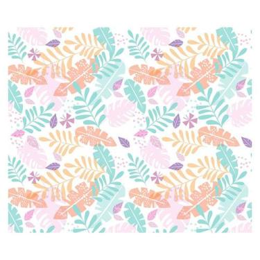 Imagem de Papel de Parede Adesivo Infantil Folhas Quarto Bebe - 810pcm - Allodi